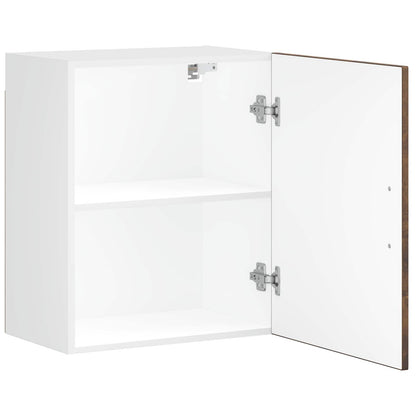 Kitchen Wall Cabinet "Porto" Smoked Oak Engineered Wood