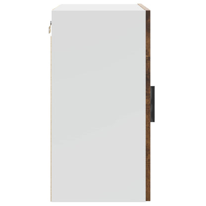 Kitchen Wall Cabinet "Porto" Smoked Oak Engineered Wood