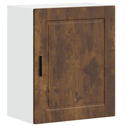 Kitchen Wall Cabinets 2 pcs "Porto" Smoked Oak Engineered Wood