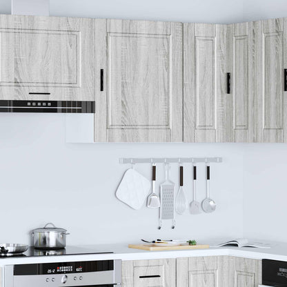 Kitchen Wall Cabinet "Porto" Grey Sonoma Engineered Wood