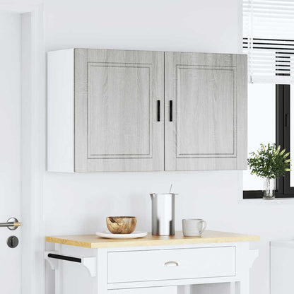 Kitchen Wall Cabinets 2 pcs "Porto" Grey Sonoma Engineered Wood