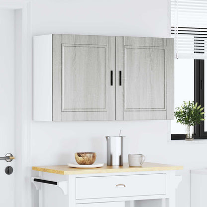 Kitchen Wall Cabinets 2 pcs "Porto" Grey Sonoma Engineered Wood