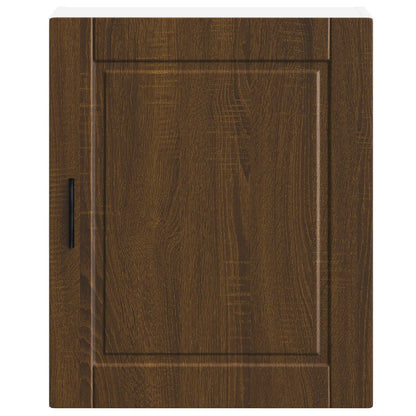 Kitchen Wall Cabinets 2 pcs "Porto" Brown Oak Engineered Wood