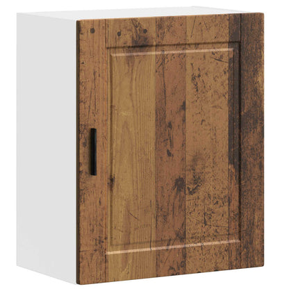 Kitchen Wall Cabinets 2 pcs "Porto" Old Wood Engineered Wood