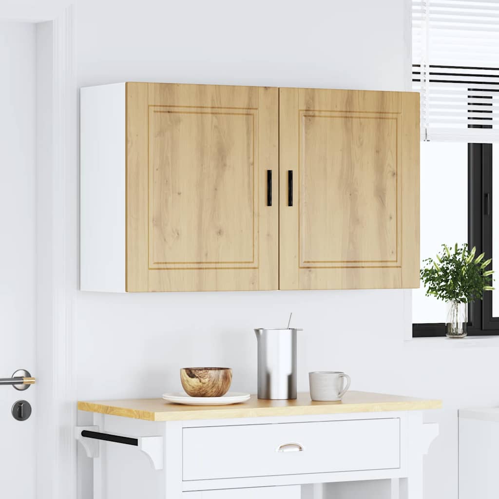 Kitchen Wall Cabinets 2 pcs "Porto" Artisan Oak Engineered Wood