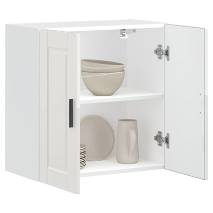 Kitchen Wall Cabinet "Porto" High Gloss White Engineered Wood