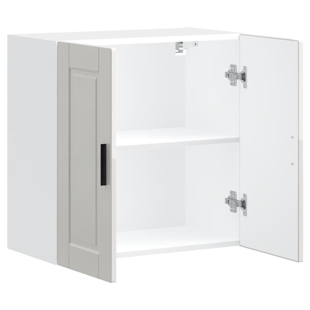 Kitchen Wall Cabinet Porto High Gloss White Engineered Wood