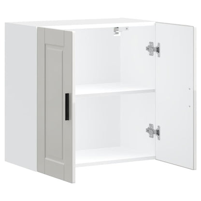Kitchen Wall Cabinet Porto High Gloss White Engineered Wood