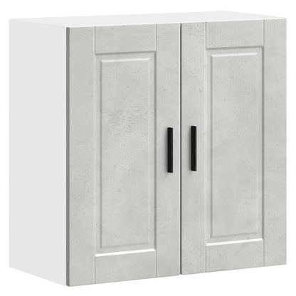 Kitchen Wall Cabinet "Porto" Concrete Grey Engineered Wood