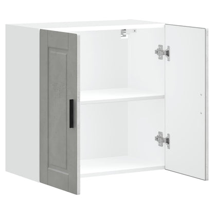 Kitchen Wall Cabinet Porto Concrete Grey Engineered Wood