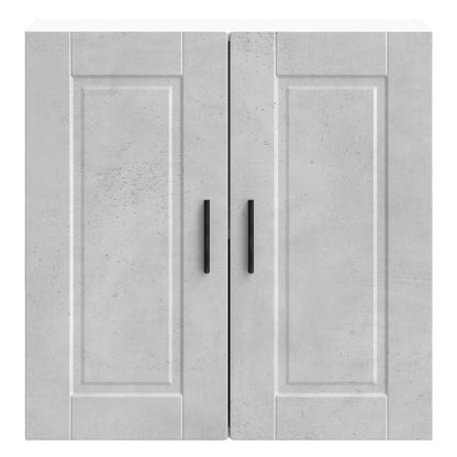 Kitchen Wall Cabinet "Porto" Concrete Grey Engineered Wood