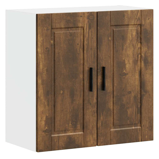 Kitchen Wall Cabinet "Porto" Smoked Oak Engineered Wood