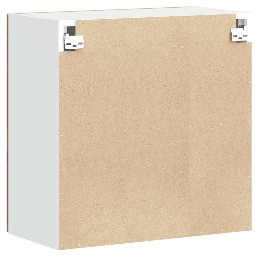 Kitchen Wall Cabinet "Porto" Smoked Oak Engineered Wood