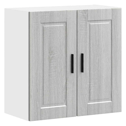 Kitchen Wall Cabinet "Porto" Grey Sonoma Engineered Wood