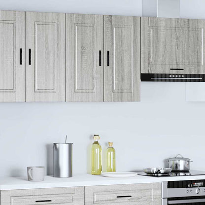 Kitchen Wall Cabinet "Porto" Grey Sonoma Engineered Wood