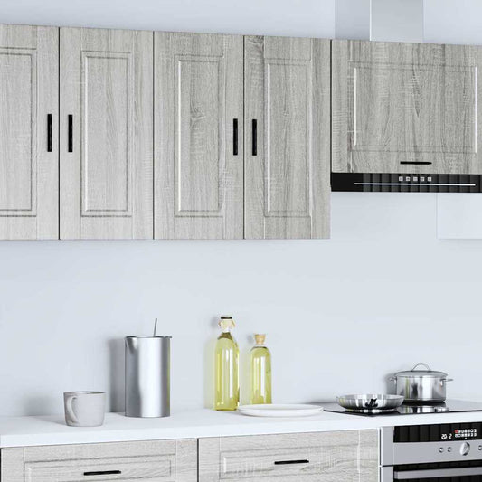 Kitchen Wall Cabinet "Porto" Grey Sonoma Engineered Wood