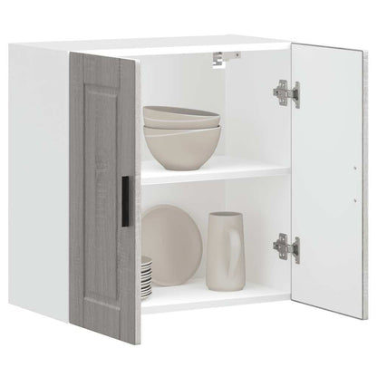 Kitchen Wall Cabinet "Porto" Grey Sonoma Engineered Wood