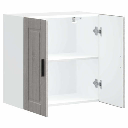 Kitchen Wall Cabinet "Porto" Grey Sonoma Engineered Wood