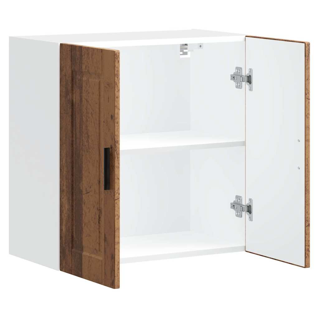 Kitchen Wall Cabinet Porto Old Wood Engineered Wood