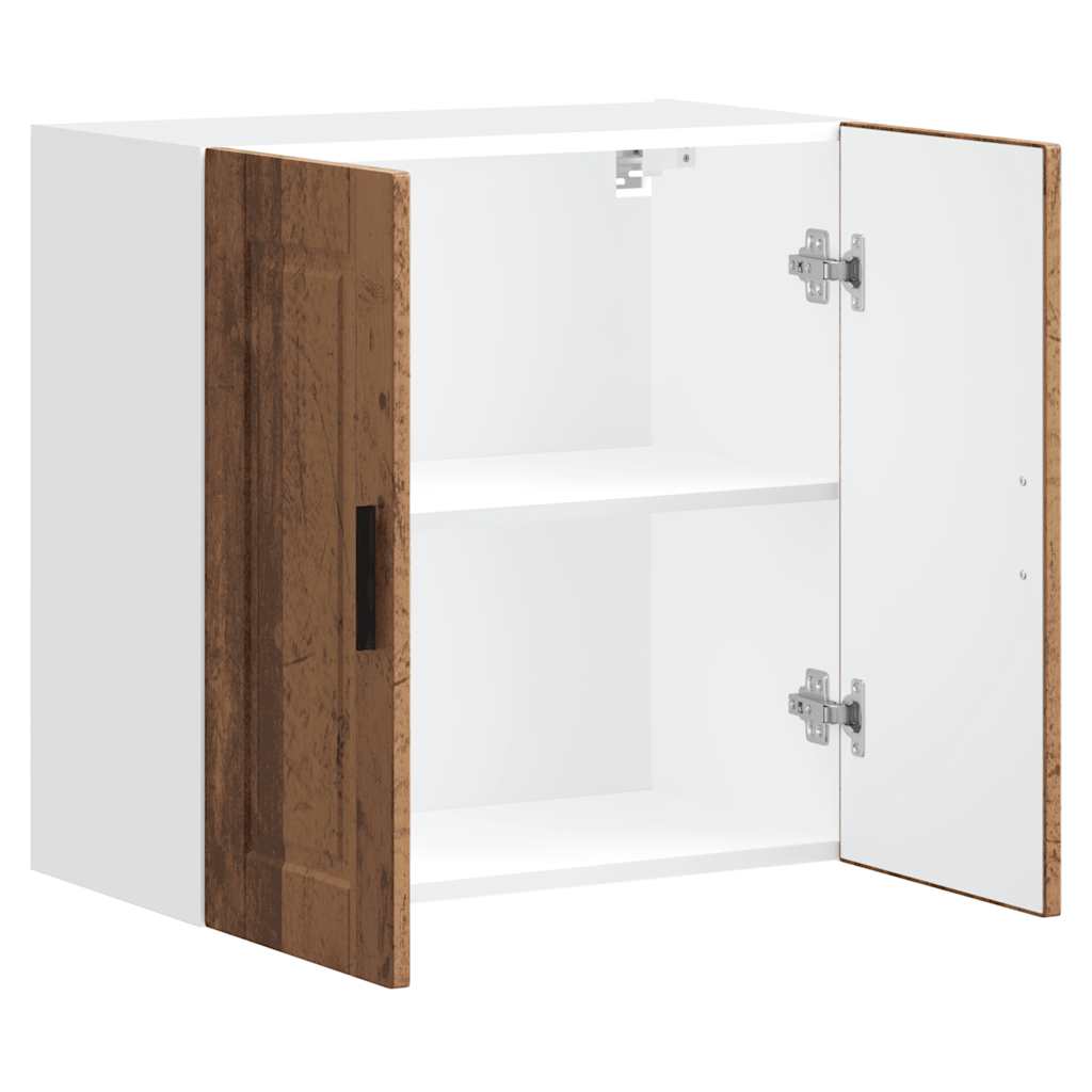 Kitchen Wall Cabinet Porto Old Wood Engineered Wood
