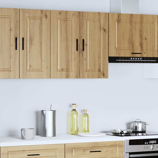 Kitchen Wall Cabinet "Porto" Artisan Oak Engineered Wood