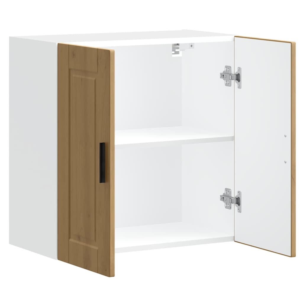 Kitchen Wall Cabinet "Porto" Artisan Oak Engineered Wood