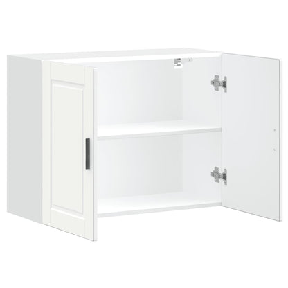 Kitchen Wall Cabinet Porto White Engineered Wood