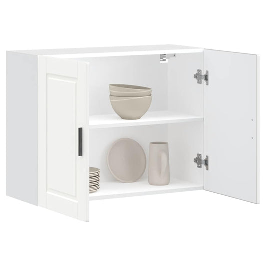 Kitchen Wall Cabinet "Porto" White Engineered Wood