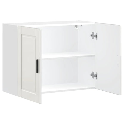 Kitchen Wall Cabinet Porto High Gloss White Engineered Wood