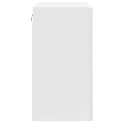 Kitchen Wall Cabinet "Porto" High Gloss White Engineered Wood