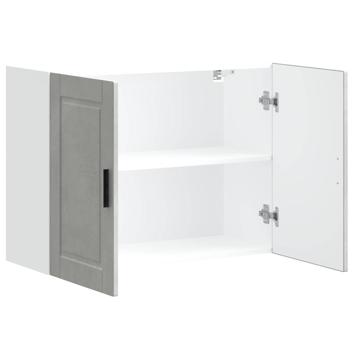 Kitchen Wall Cabinet "Porto" Concrete Grey Engineered Wood
