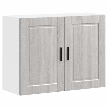 Kitchen Wall Cabinet "Porto" Grey Sonoma Engineered Wood