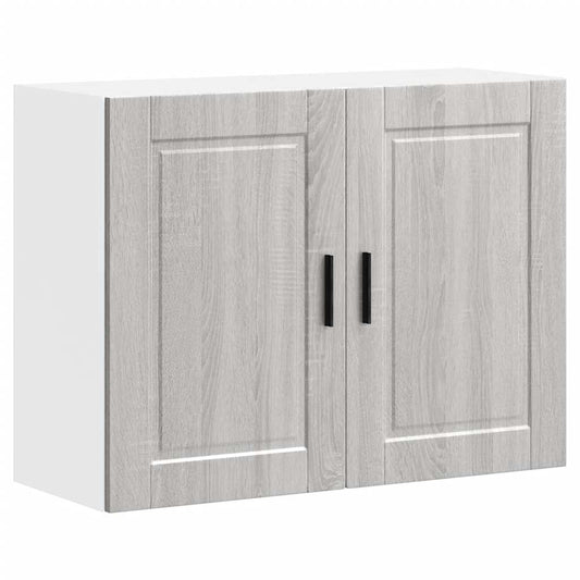 Kitchen Wall Cabinet "Porto" Grey Sonoma Engineered Wood