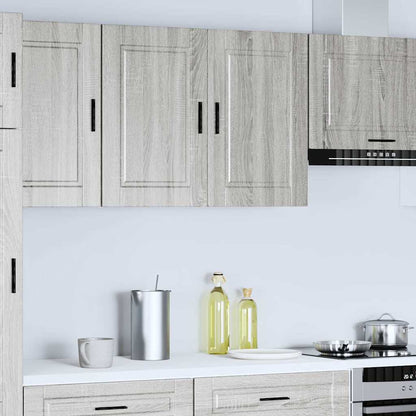 Kitchen Wall Cabinet "Porto" Grey Sonoma Engineered Wood