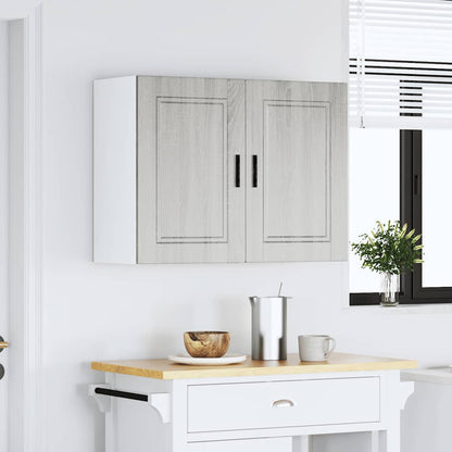 Kitchen Wall Cabinet "Porto" Grey Sonoma Engineered Wood