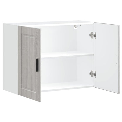 Kitchen Wall Cabinet "Porto" Grey Sonoma Engineered Wood