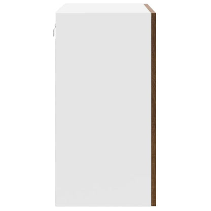 Kitchen Wall Cabinet "Porto" Brown Oak Engineered Wood