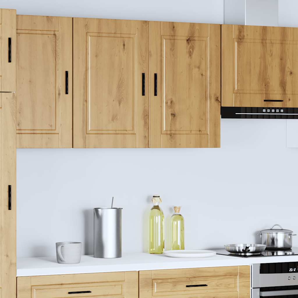 Kitchen Wall Cabinet "Porto" Artisan Oak Engineered Wood