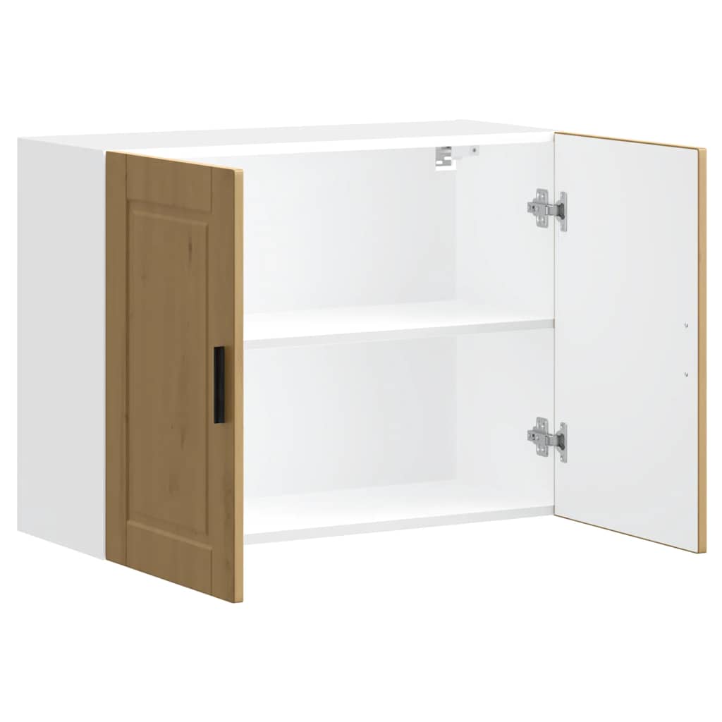 Kitchen Wall Cabinet "Porto" Artisan Oak Engineered Wood