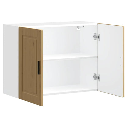 Kitchen Wall Cabinet "Porto" Artisan Oak Engineered Wood