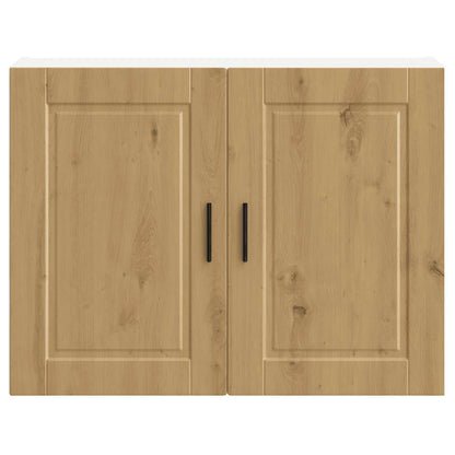 Kitchen Wall Cabinet "Porto" Artisan Oak Engineered Wood