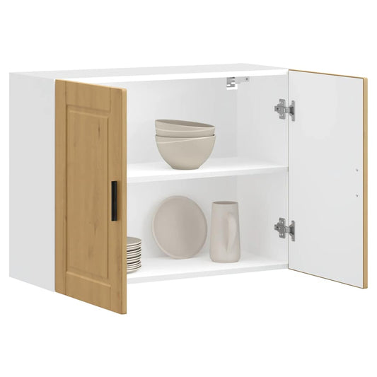 Kitchen Wall Cabinet "Porto" Artisan Oak Engineered Wood