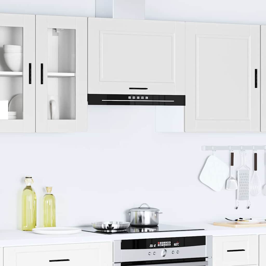 Kitchen Wall Cabinet Porto White Engineered Wood