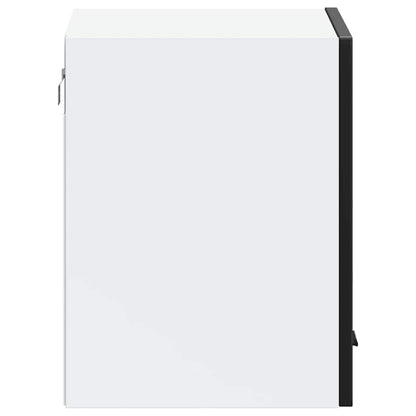 Kitchen Wall Cabinet Porto Black Engineered Wood