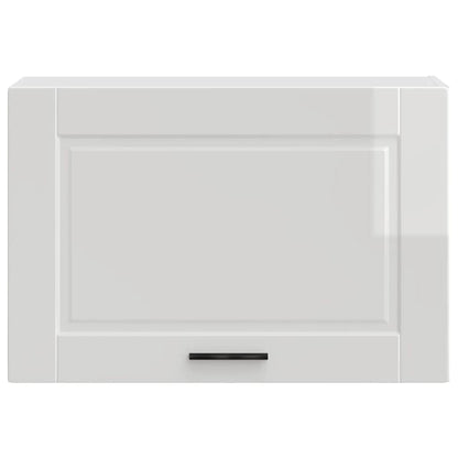 Kitchen Wall Cabinet "Porto" High Gloss White Engineered Wood