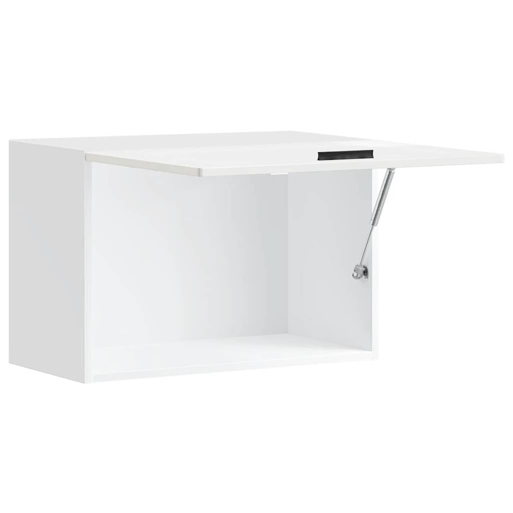 Kitchen Wall Cabinet "Porto" High Gloss White Engineered Wood