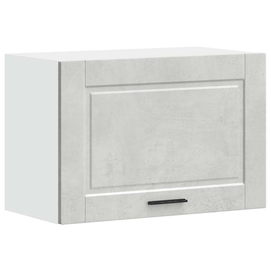 Kitchen Wall Cabinet "Porto" Concrete Grey Engineered Wood