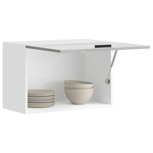 Kitchen Wall Cabinet "Porto" Concrete Grey Engineered Wood