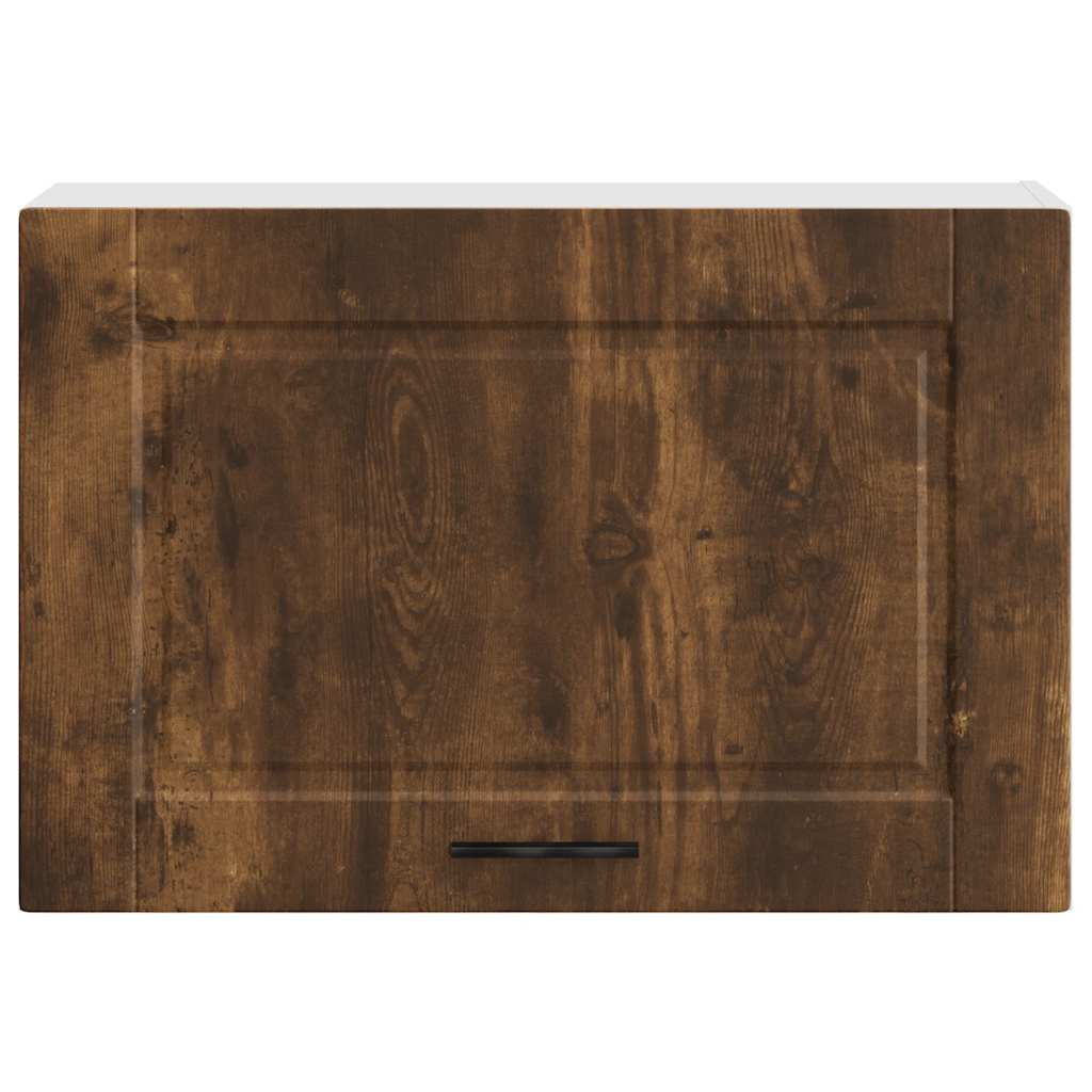 Kitchen Wall Cabinet "Porto" Smoked Oak Engineered Wood