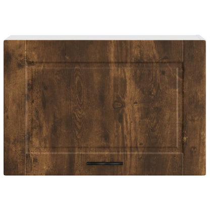 Kitchen Wall Cabinet "Porto" Smoked Oak Engineered Wood